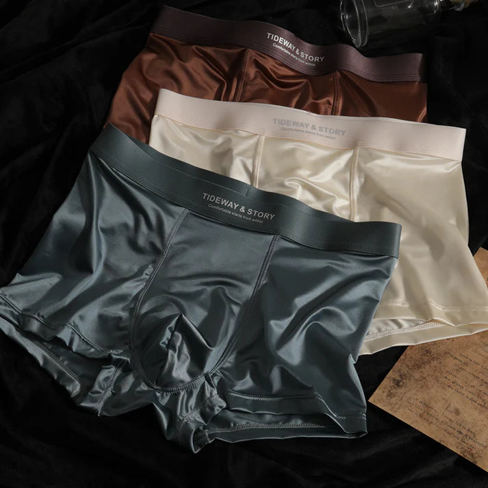Boxers para hombre Ice Silk – Máximo confort y elegancia para todos los días ✨